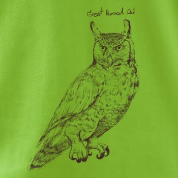 Výr bielobradý great horned owl