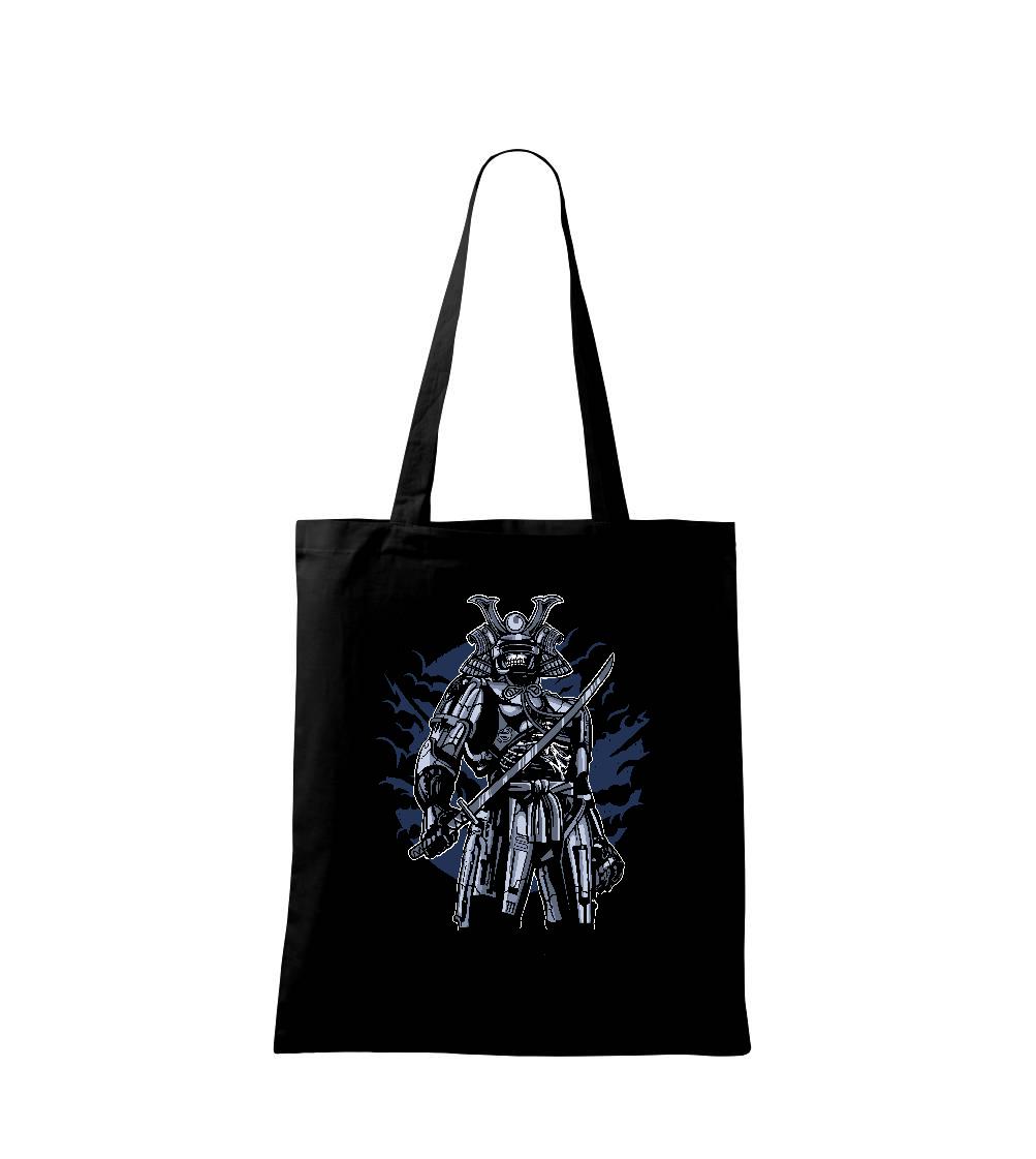 Grafické tričká - Samurai Robot Skull - Taška bavlnená