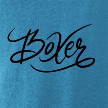 Boxer - nápis okrasný