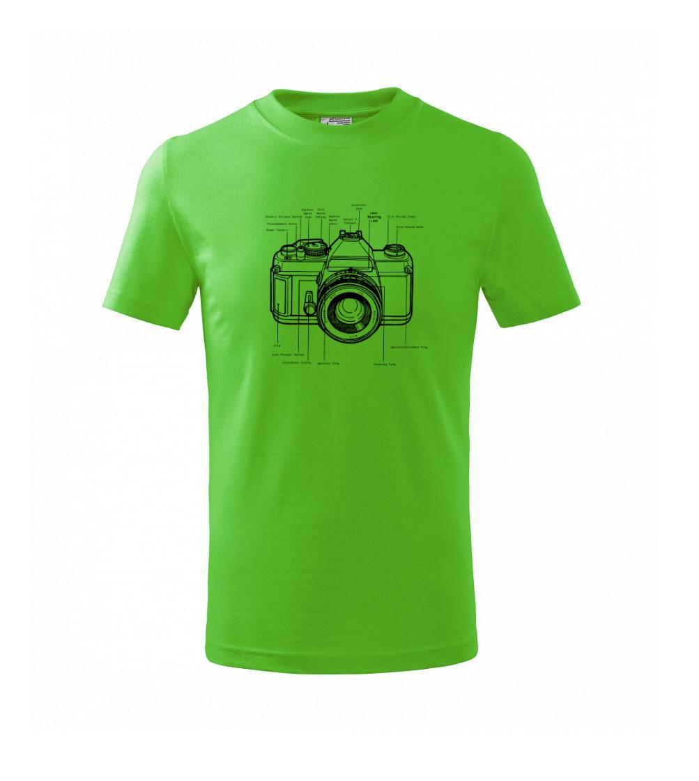 Nákres starý fotoaparát