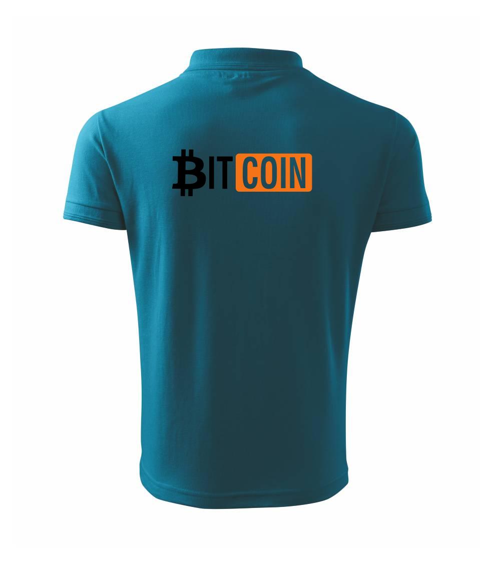 Bitcoin nápis Bitcoin nápis