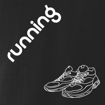 Running nápis šikmo