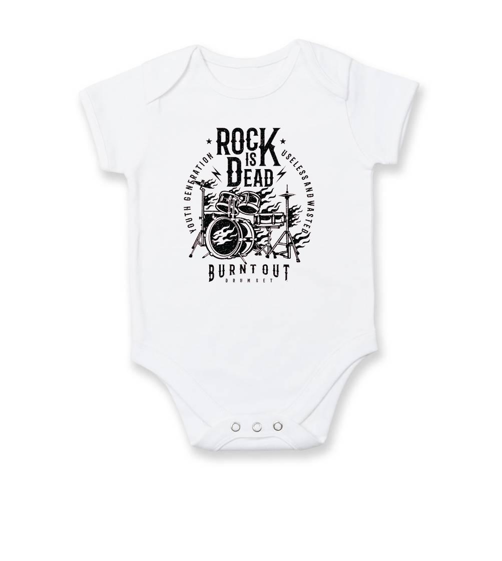 Hudobné tričká - Rock Is Dead 2 - Body dojčenské s krátkym rukávom