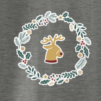 Vianočný veniec so sobom