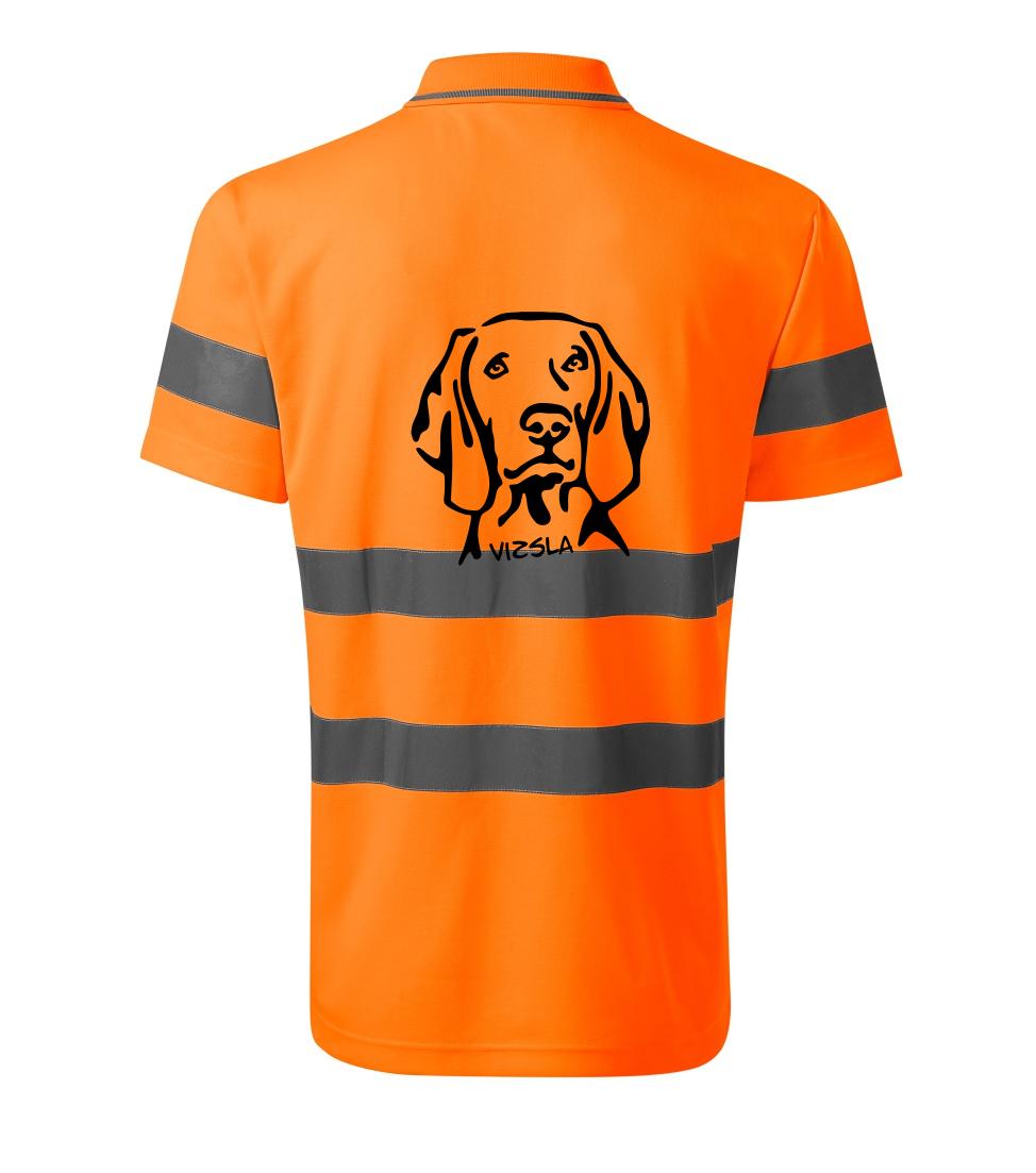 Ostatné psie plemená - Vizsla Hlava - HV Runway 2V9 - Reflexné polokošeľa
