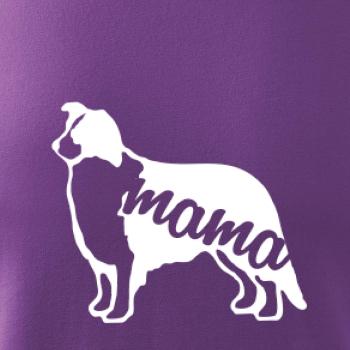 Borderská kólia mama obrys Borderská kólia mama obrys