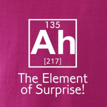 Ah element of surprise