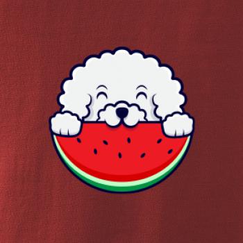 Bišónik s melónom