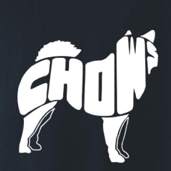 Čau Čau - nápis v tele Čau Čau - nápis v tele