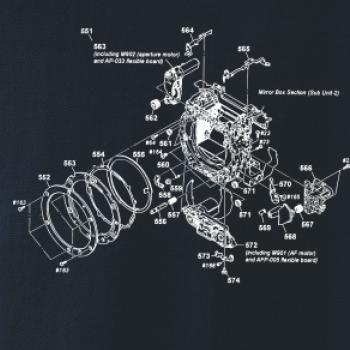 Nákres uzávierka starý fotoaparát
