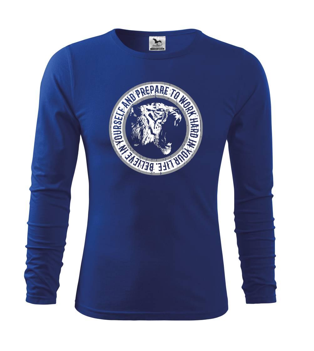 Tričká so zvieratami - Tiger hard - Tričko detské Long Sleeve