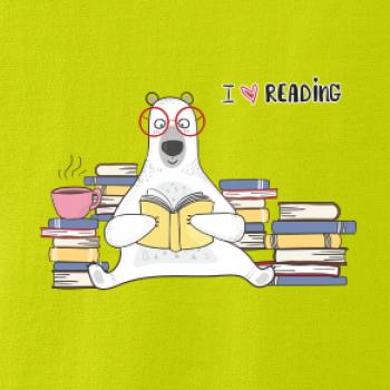 I love reading medveď I love reading medveď