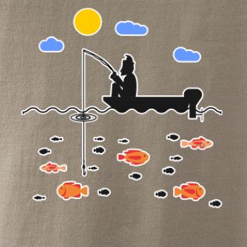 Rybár, ktorý má smolu na loďke