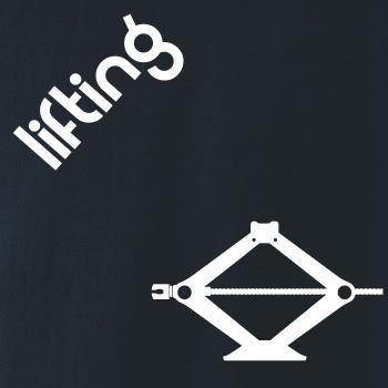 Lifting nápis šikmo