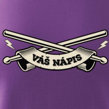 Rock paličky vlastní nápis