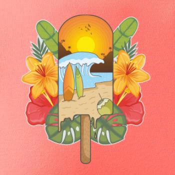 Leto, nanuk, more, pláž