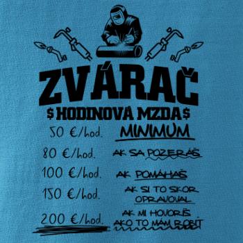 Hodinová mzda zvárač Hodinová mzda zvárač