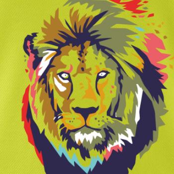 Hlava leva kreslená jednoduchá Hlava leva kreslená jednoduchá