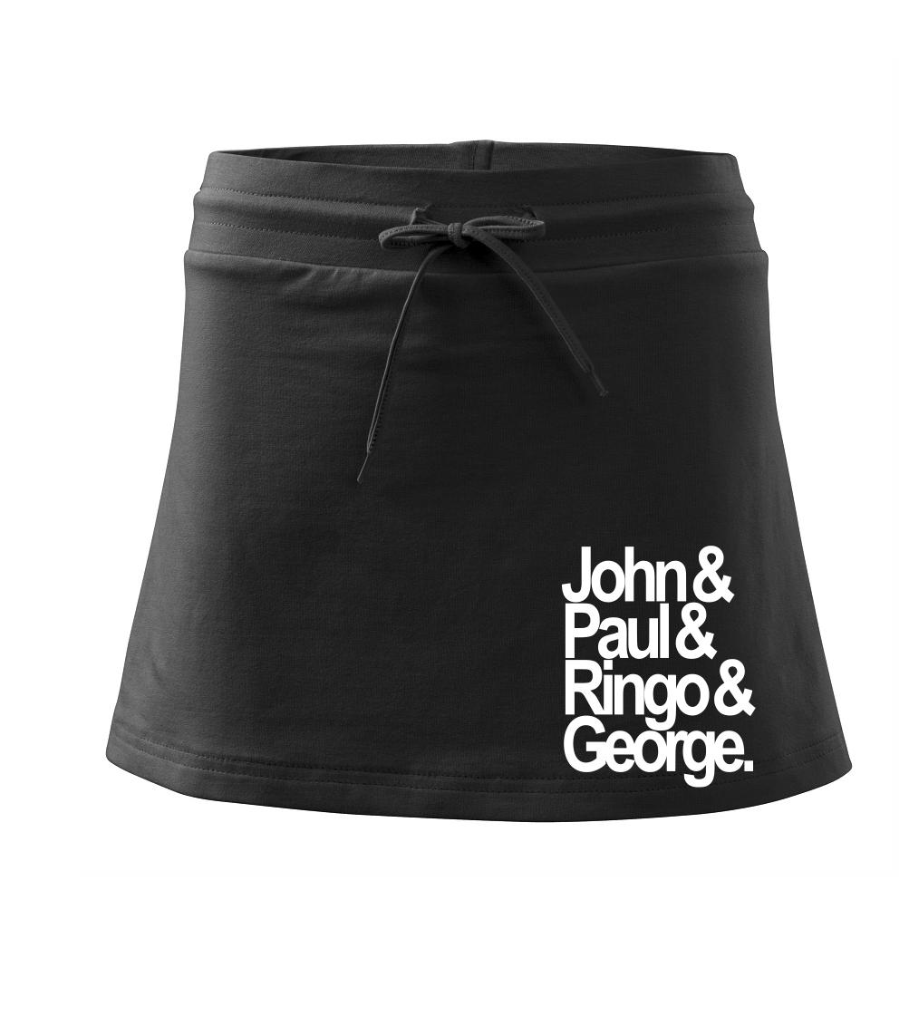 John Paul Ringo George - Športová sukne - two in one