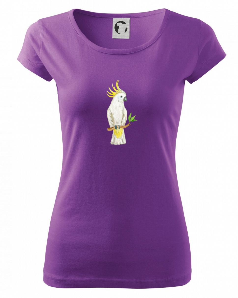 Papagáj Kakadu kreslený Papagáj Kakadu kreslený