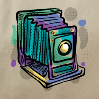 Foťák farebný starý - jedna šošovka