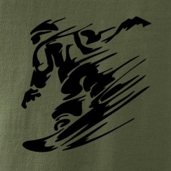 Rychlý snowboardista Rychlý snowboardista