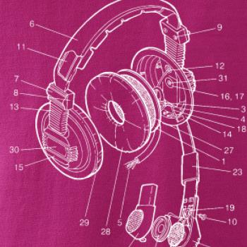 Nákres slúchadlo pre pilota