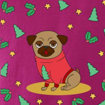 Vianočný mops Vianočný mops