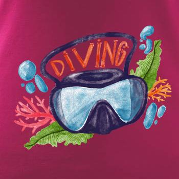 Diving obrázok kreslený