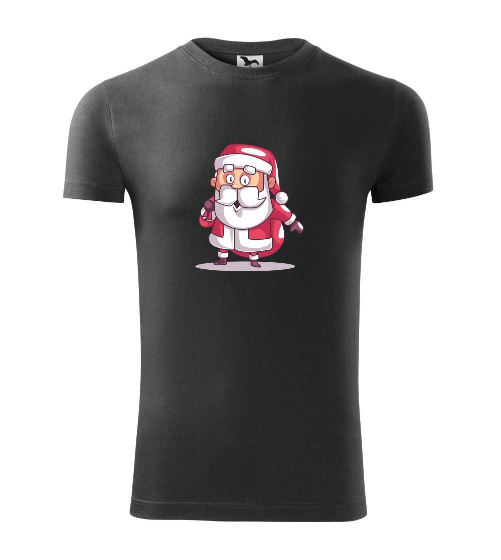 Vianočné tričká - Divic sa santa - Viper FIT - Pánske zúžené tričko