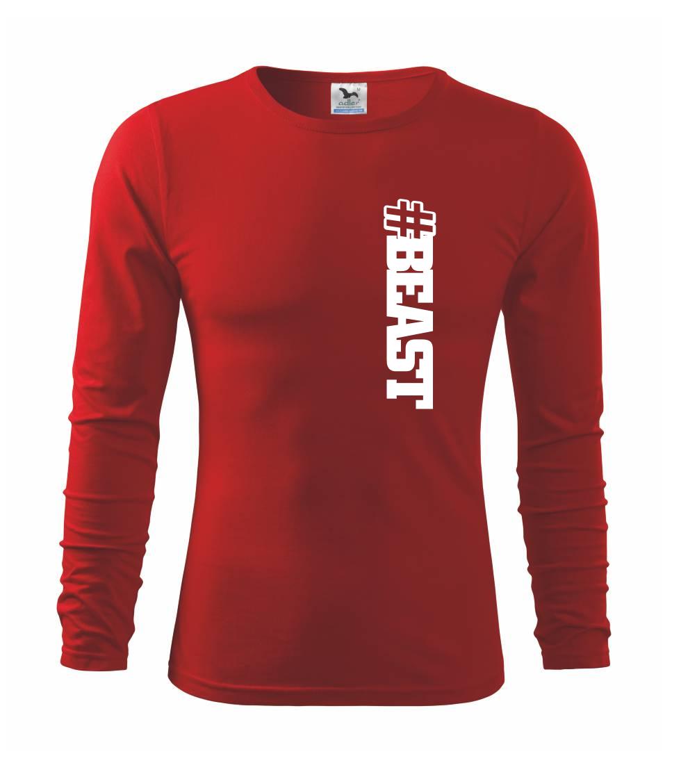 Tričká pre bežcov - Beast hashtag - Tričko detské Long Sleeve