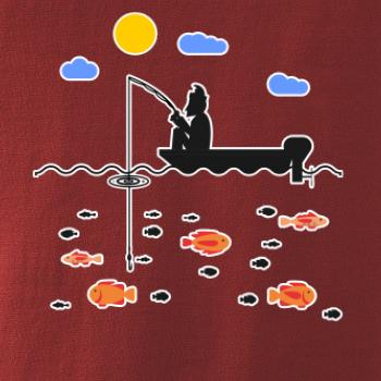 Rybár, ktorý má smolu na loďke