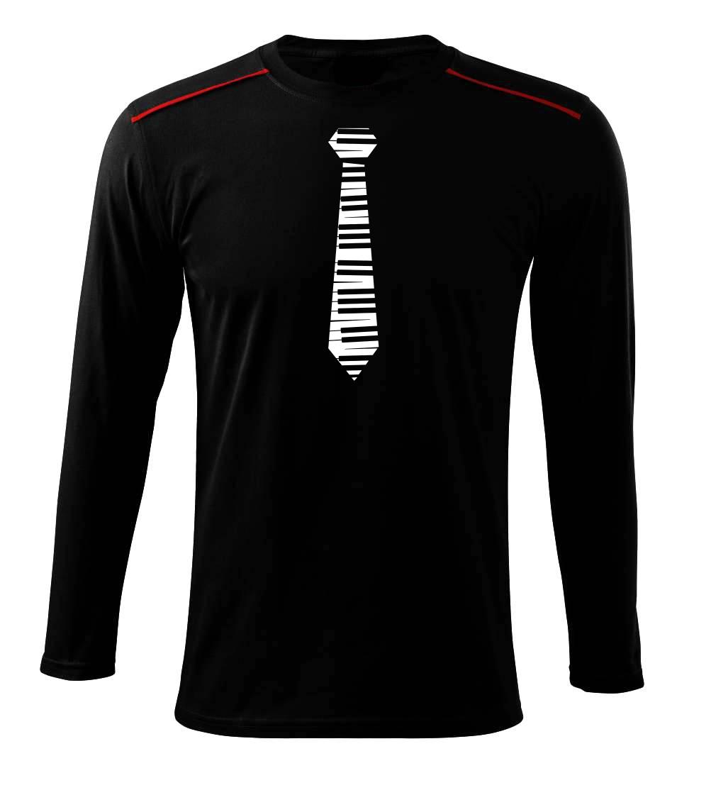 Kravata piano - Tričko s dlhým rukávom Long Sleeve