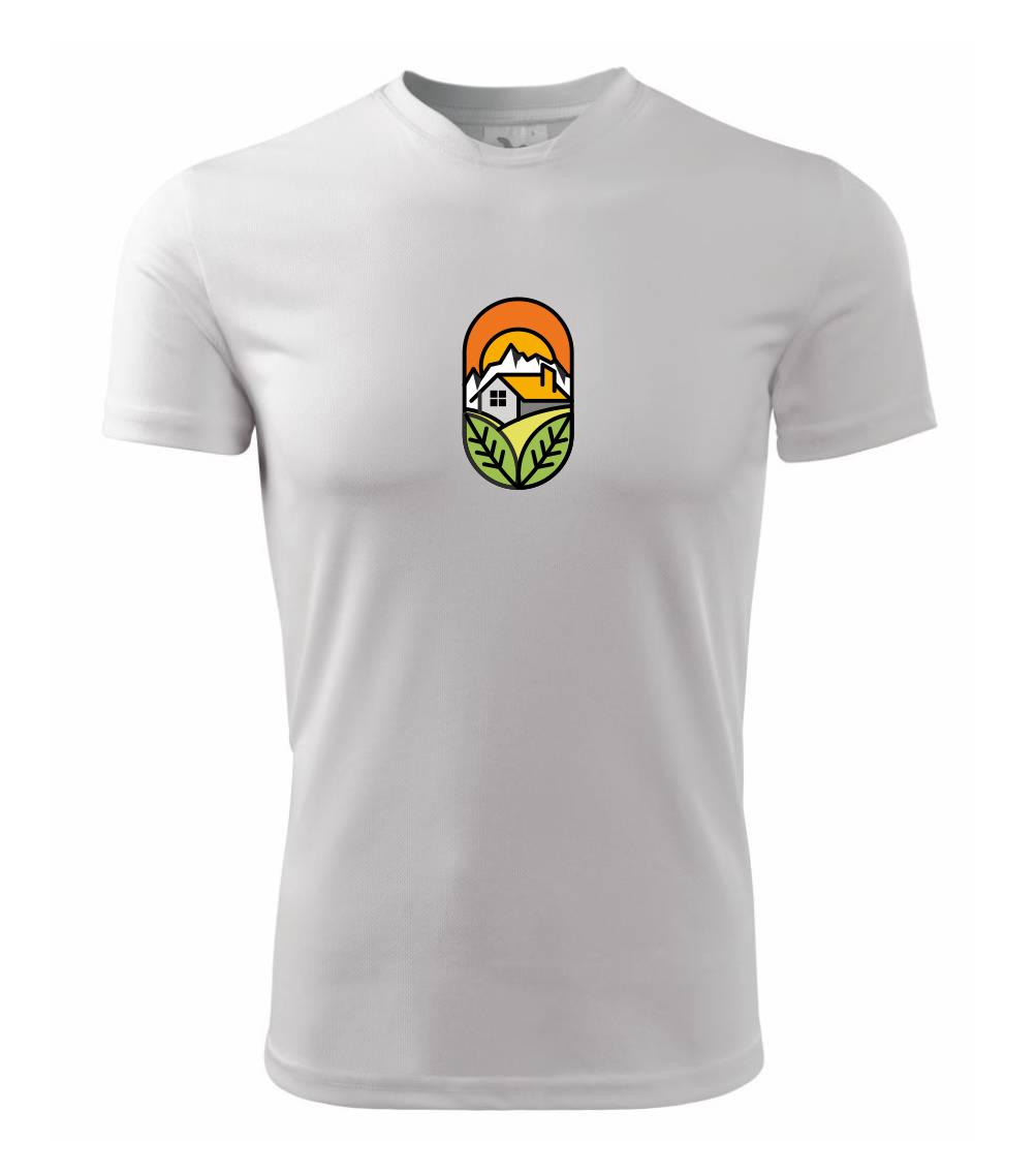 Chalupa pri západe slnka Chalupa pri západe slnka