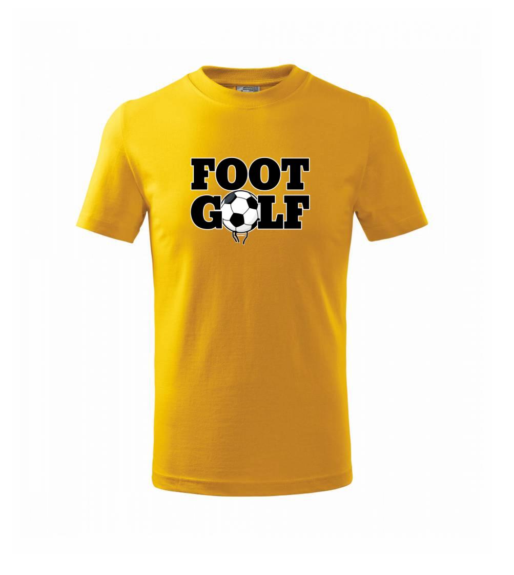 Ostatné športy - Footgolf nápis - Tričko detské bavlnené