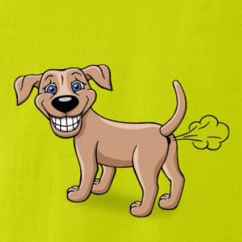 Prdiace pes kreslený (Hana-creative)