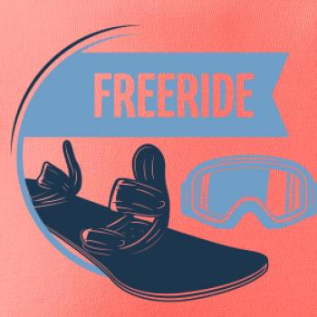 Freeride snowboard kruh
