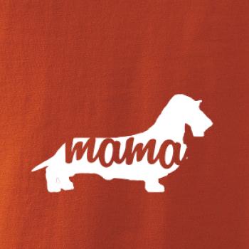 Jazvečík dlhosrstý mama obrys SK