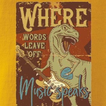 Where words leave off