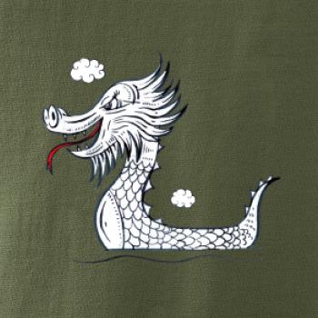 Dračia loď olejomaľba