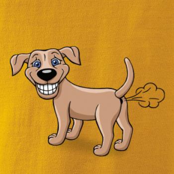 Prdiace pes kreslený (Hana-creative)