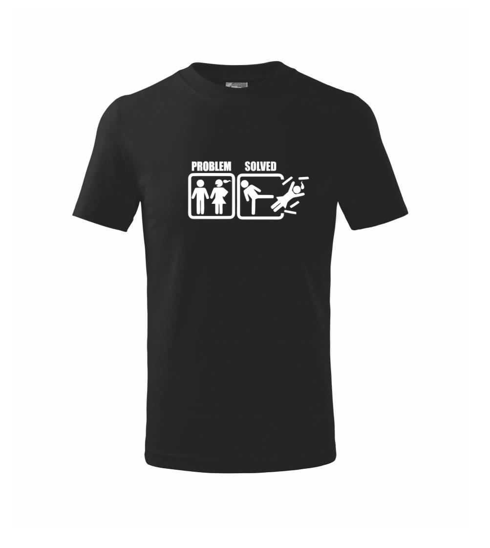 Tričká Problem Solved - Problém - Kick - Tričko detské bavlnené