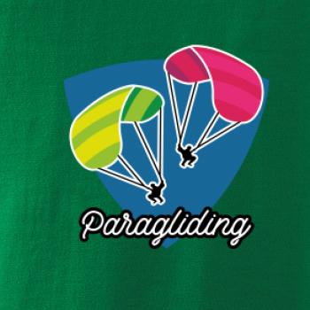 Paragliding dva padáky