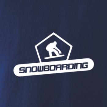 Snowboarding nápis logo Snowboarding nápis logo