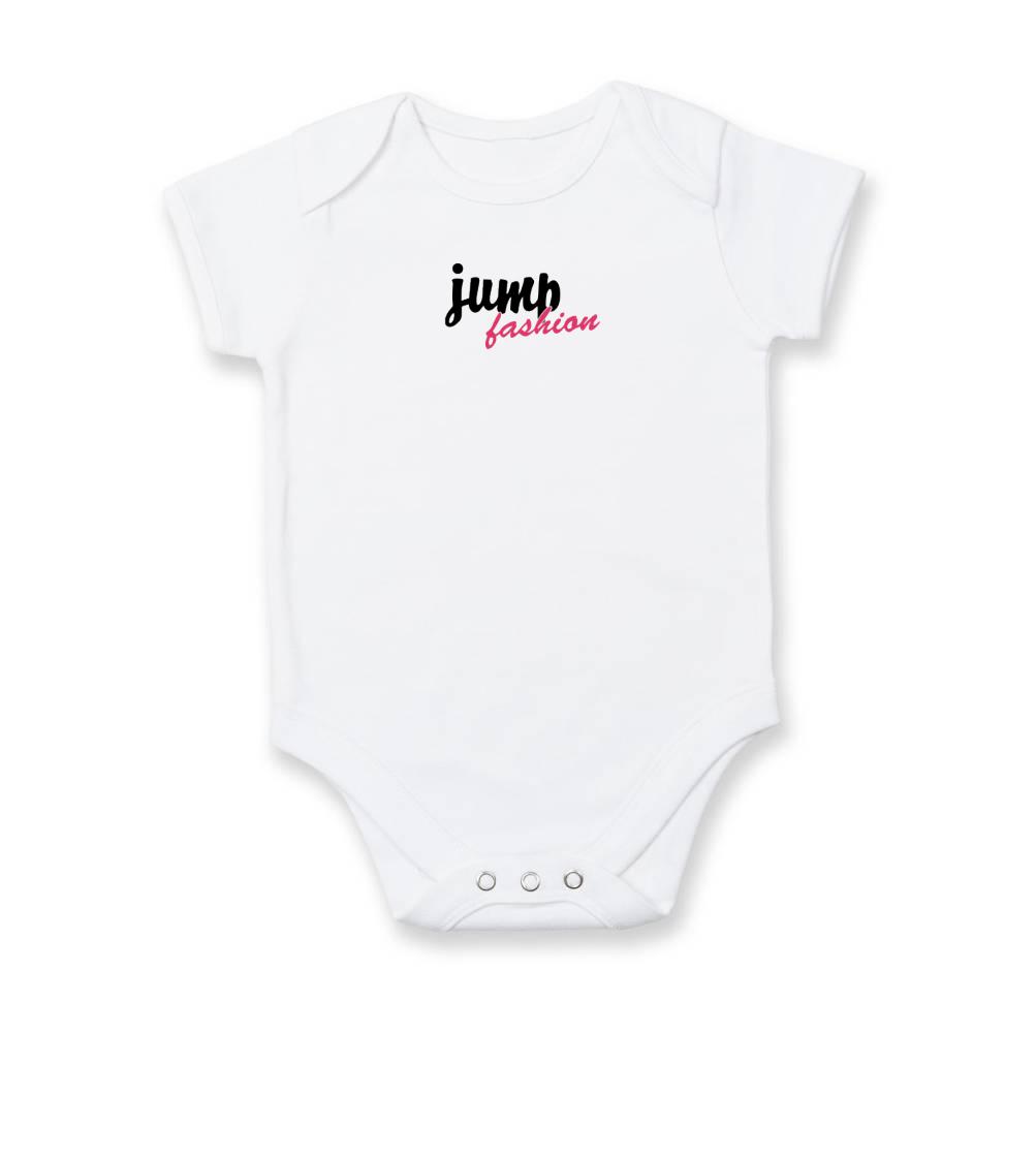 Tričká na jump - Jump fashion písacie - Body dojčenské s krátkym rukávom