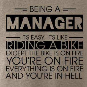 Being a manager - bike
