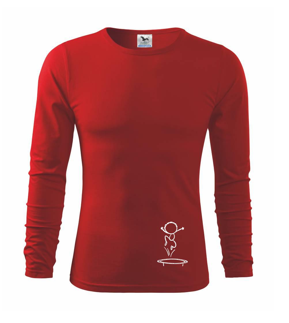 Tričká na jump - Trampolínky postavička - Tričko detské Long Sleeve