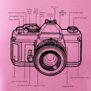 Nákres starý fotoaparát Nákres starý fotoaparát