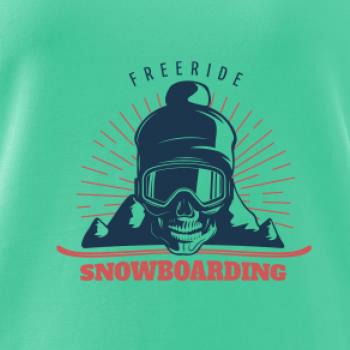 Freeride snowboarding lebka