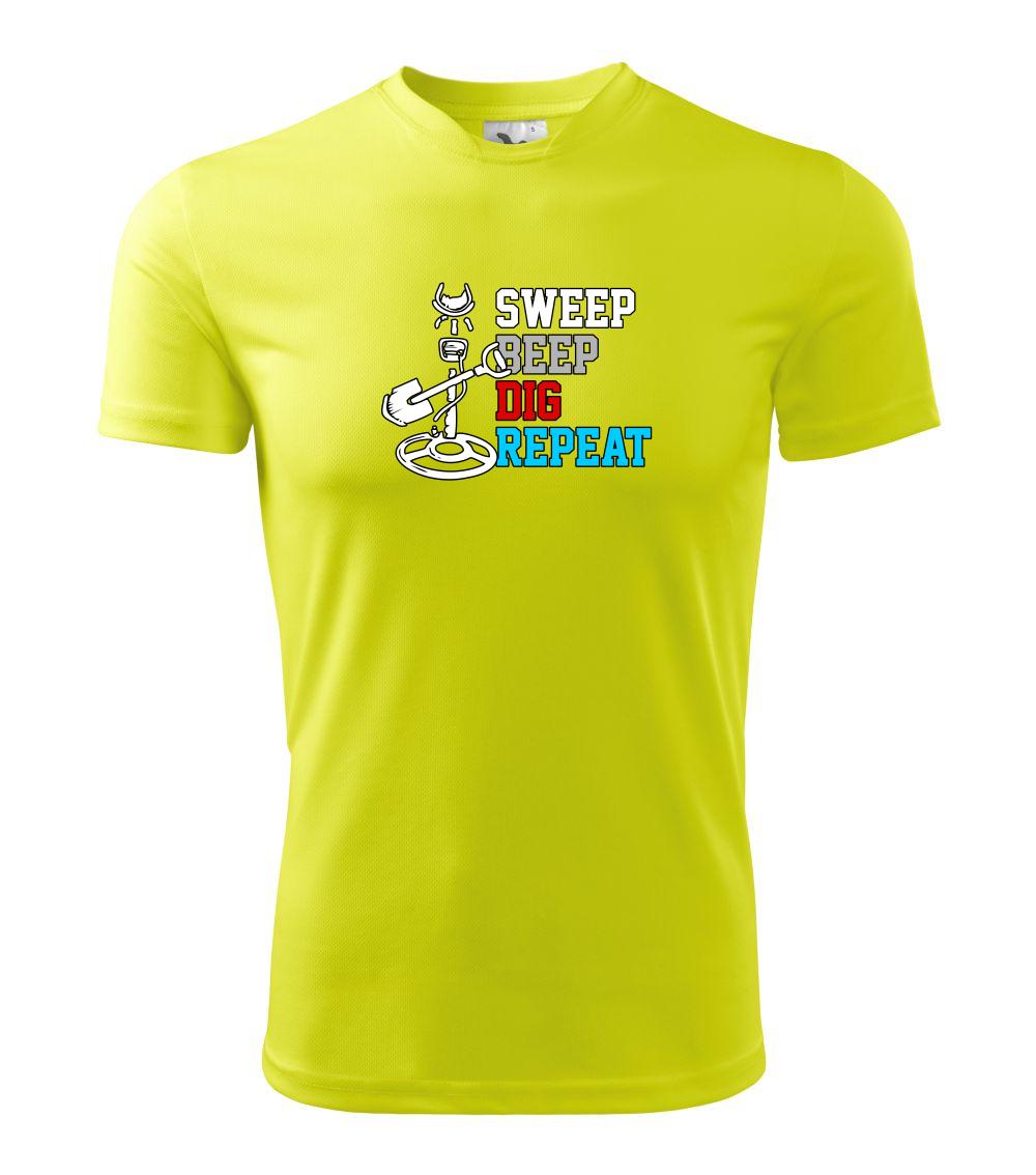 Sweep Beep Dig Repeat Sweep Beep Dig Repeat